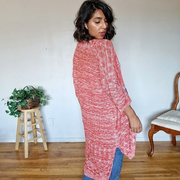 EARTHLY PLEASURES RUSTY MARLED CARDIGAN - Picture 3 of 8